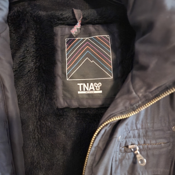 TNA Black bomber Jacket - Picture 3 of 7